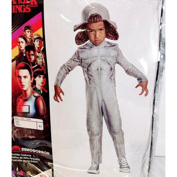 Disguise Licensed Stranger Things Demogorgon Posh Toddler Unisex Costume 2T NEW - Picture 4 of 16